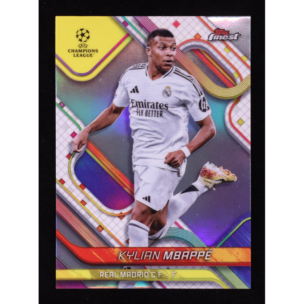 Kylian Mbappe 2024-25 Finest UEFA Club Competitions Refractors #9 at PristineAuction.com Kylian Mbappe 2024-25 Finest UEFA Club Competitions Refractors #9 at PristineAuction.com