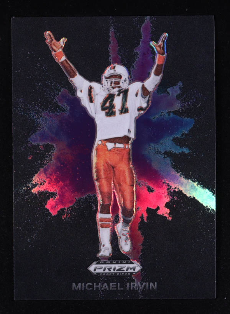 Michael Irvin 2024 Panini Prizm Draft Picks Black Color Blast #26