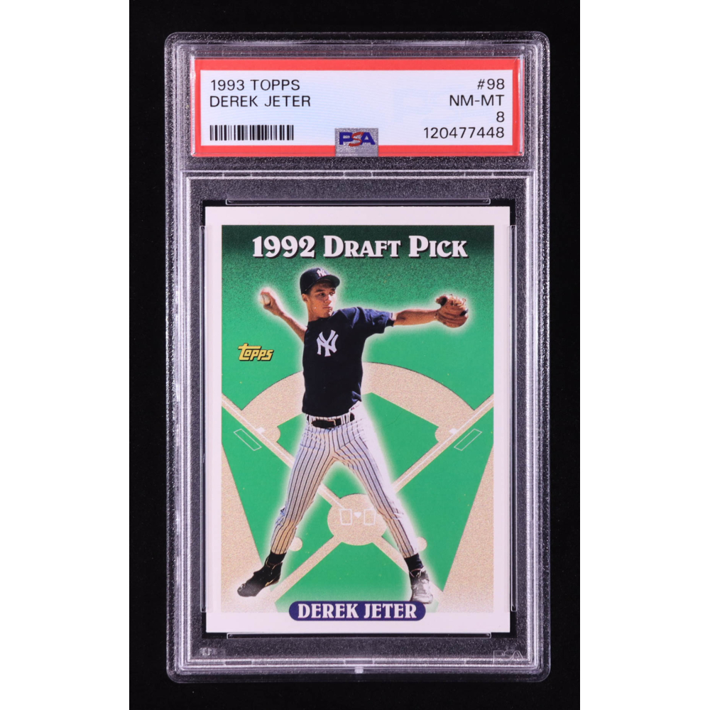 Derek Jeter 1993 Topps #98 RC (PSA 8) at PristineAuction.com