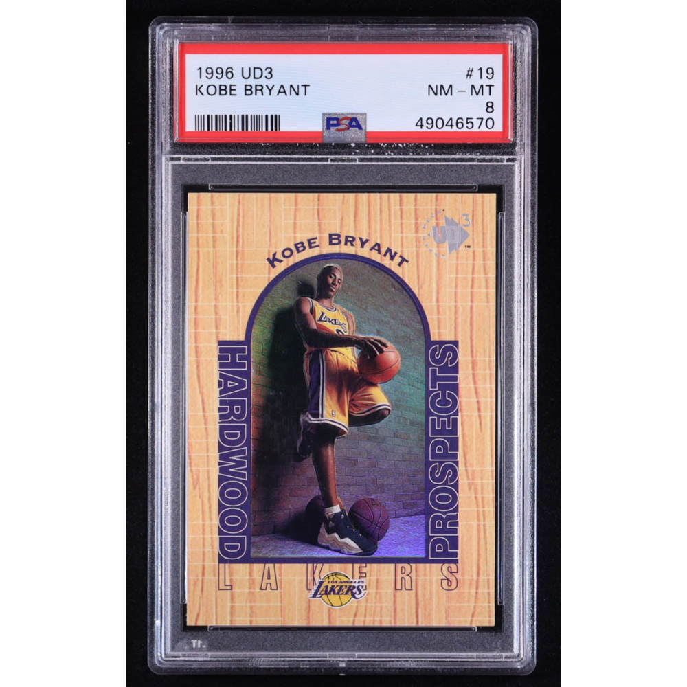 Kobe Bryant 1996-97 UD3 #19 RC (PSA 8) at PristineAuction.com