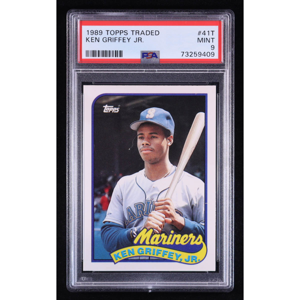 Ken Griffey Jr. 1989 Topps Traded #41T RC (PSA 9) at PristineAuction.com
