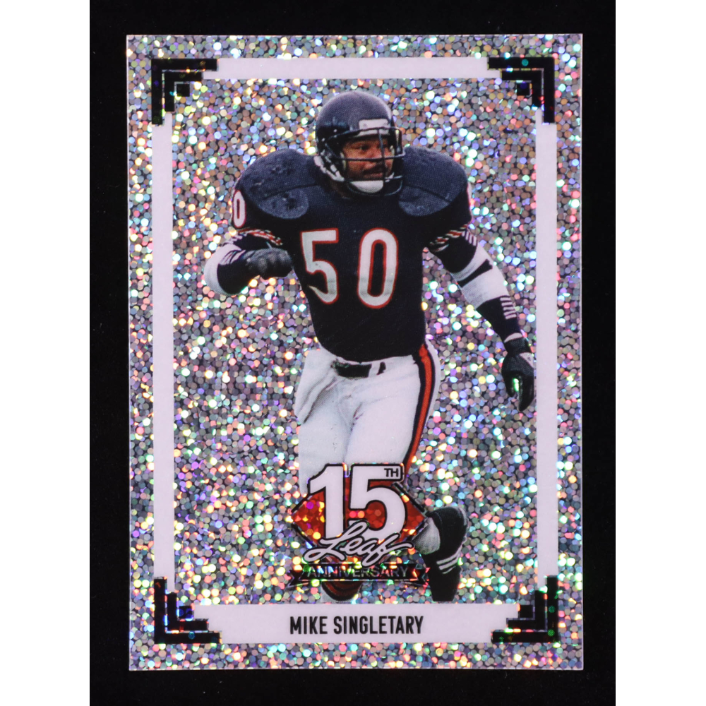 Mike Singletary 2025 Leaf '91 Leaf 15th Year Anniversary National Convention Sparkle #91B-118 #02/15 at PristineAuction.com