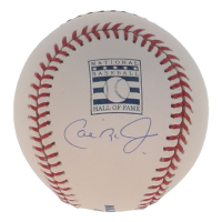 Cal Ripken Jr. Signed OML Hall of Fame Logo Baseball (Fanatics) at PristineAuction.com