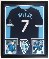 Bobby Witt Jr. Signed Custom Framed Jersey Display (PSA) at PristineAuction.com