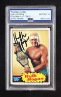 Hulk Hogan Signed 1985 Topps WWF #1 RC (PSA | Auto 10) at PristineAuction.com