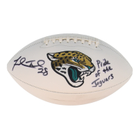 Fred Taylor Signed Jaguars Logo Football Inscribed "Pride of the Jaguars" (Beckett) at PristineAuction.com