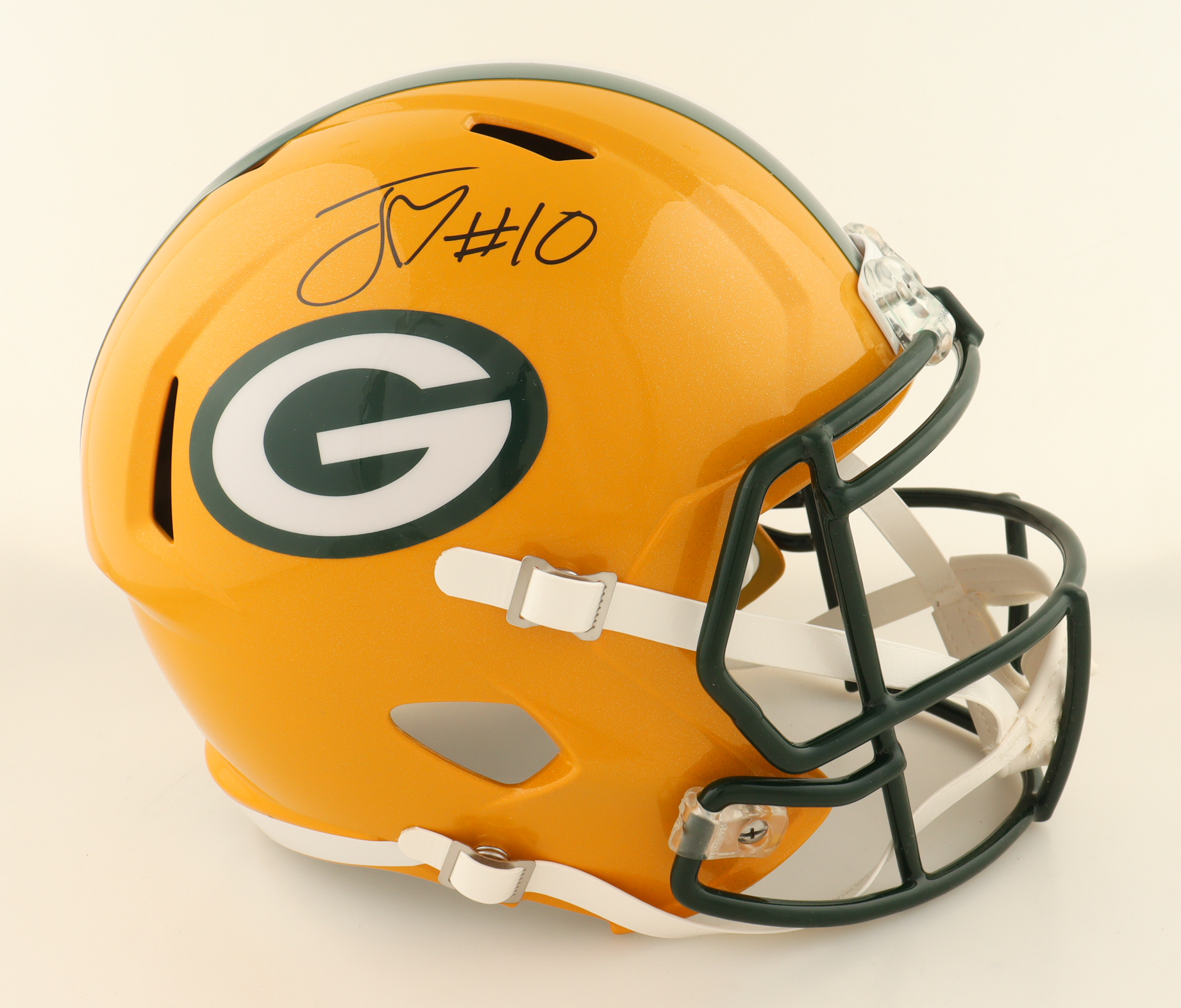 Jordan Love Signed Packers Full-Size Speed Helmet (Beckett) at PristineAuction.com Jordan Love Signed Packers Full-Size Speed Helmet (Beckett) at PristineAuction.com