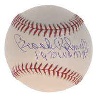 Brooks Robinson Signed OML Baseball Inscribed "1970 WS MVP" (SOP) at PristineAuction.com