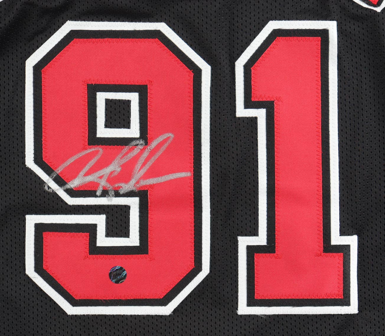 Dennis Rodman Signed Jersey (AWM) at PristineAuction.com Dennis Rodman Signed Jersey (AWM) at PristineAuction.com