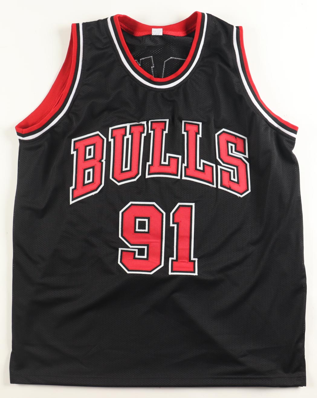 Dennis Rodman Signed Jersey (AWM) at PristineAuction.com Dennis Rodman Signed Jersey (AWM) at PristineAuction.com