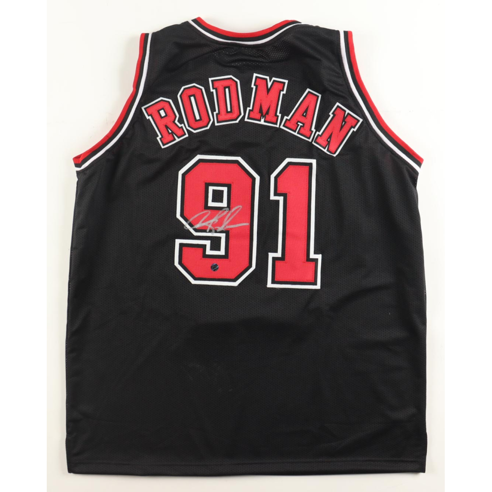 Dennis Rodman Signed Jersey (AWM) at PristineAuction.com