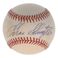 Enos Slaughter Signed ONL Baseball (SOP) at PristineAuction.com