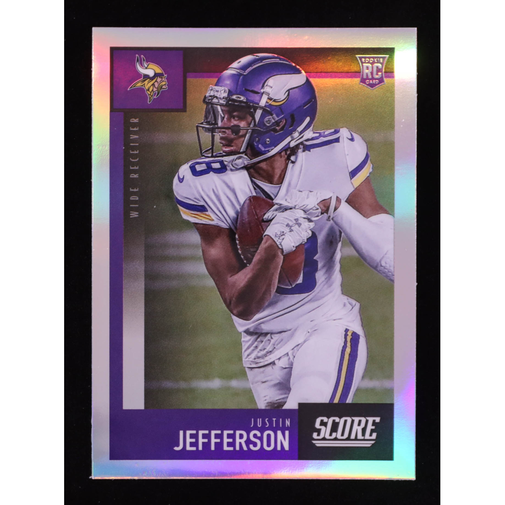Justin Jefferson 2020 Score Silver #449 RC at PristineAuction.com