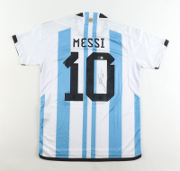 Lionel Messi Signed Argentina Adidas Authentic Jersey Inscribed "Leo" (Beckett) at PristineAuction.com