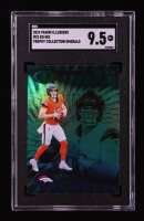Bo Nix 2024 Panini Illusions Trophy Collection Emerald #22 RC (SGC 9.5) at PristineAuction.com