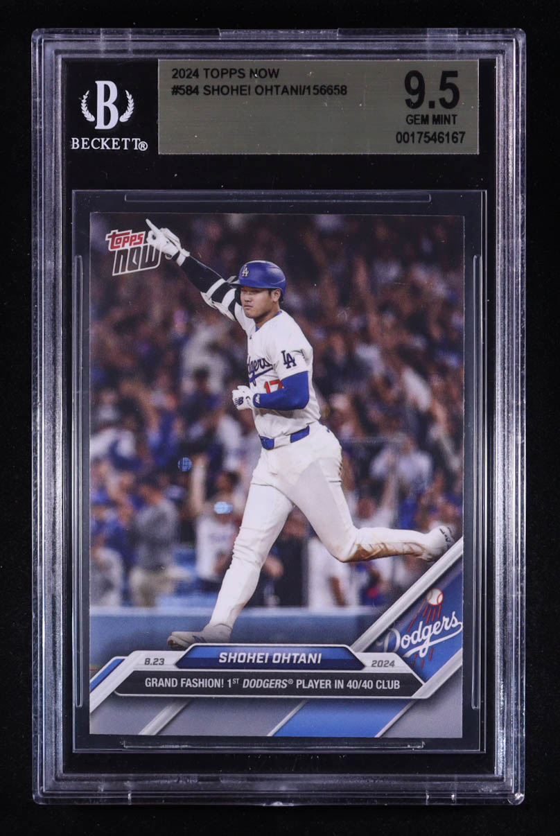 Shohei Ohtani 2024 Topps Now #584 (BGS 9.5) at PristineAuction.com Shohei Ohtani 2024 Topps Now #584 (BGS 9.5) at PristineAuction.com