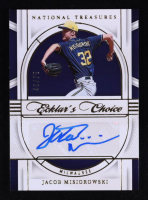 Jacob Misiorowski 2024 Panini National Treasures Ecklar's Choice Autograph #ECK-JM #40/75 at PristineAuction.com