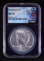 2024 Peace Silver Dollar (NGC MS70) at PristineAuction.com