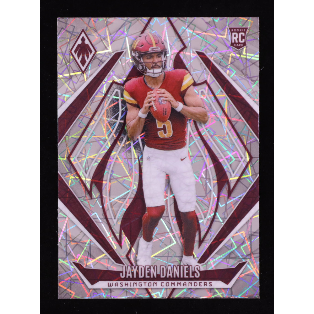 Jayden Daniels 2024 Panini Phoenix Lazer #198 RC at PristineAuction.com