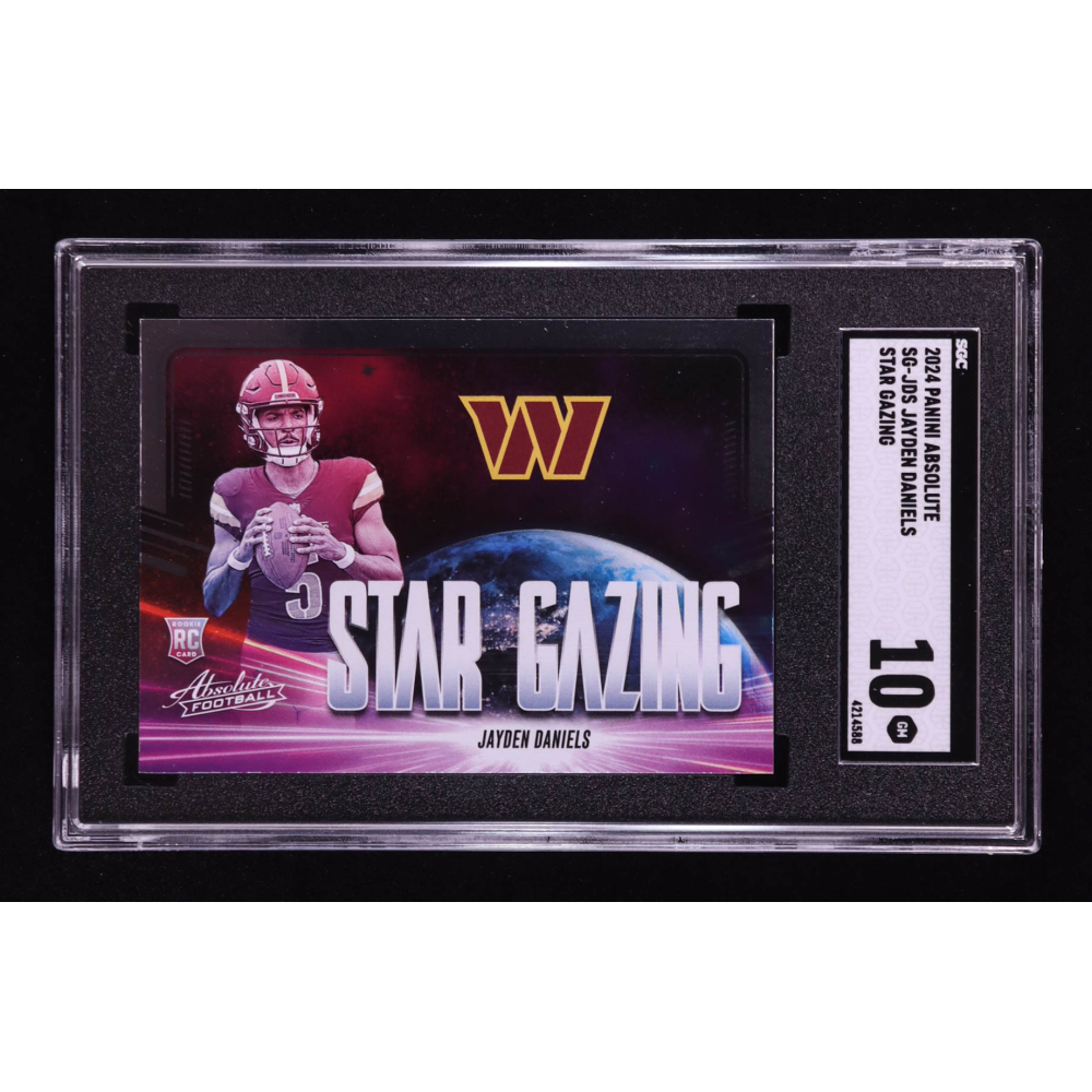 Jayden Daniels 2024 Absolute Star Gazing #19 RC (SGC 10) at PristineAuction.com