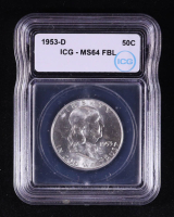 1953-D Franklin Silver Half Dollar (ICG MS63 FBL) at PristineAuction.com