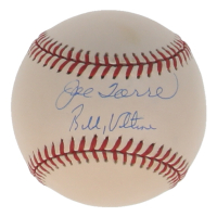 Joe Torre & Bobby Valentine Signed 2000 World Series Baseball (SOP) at PristineAuction.com