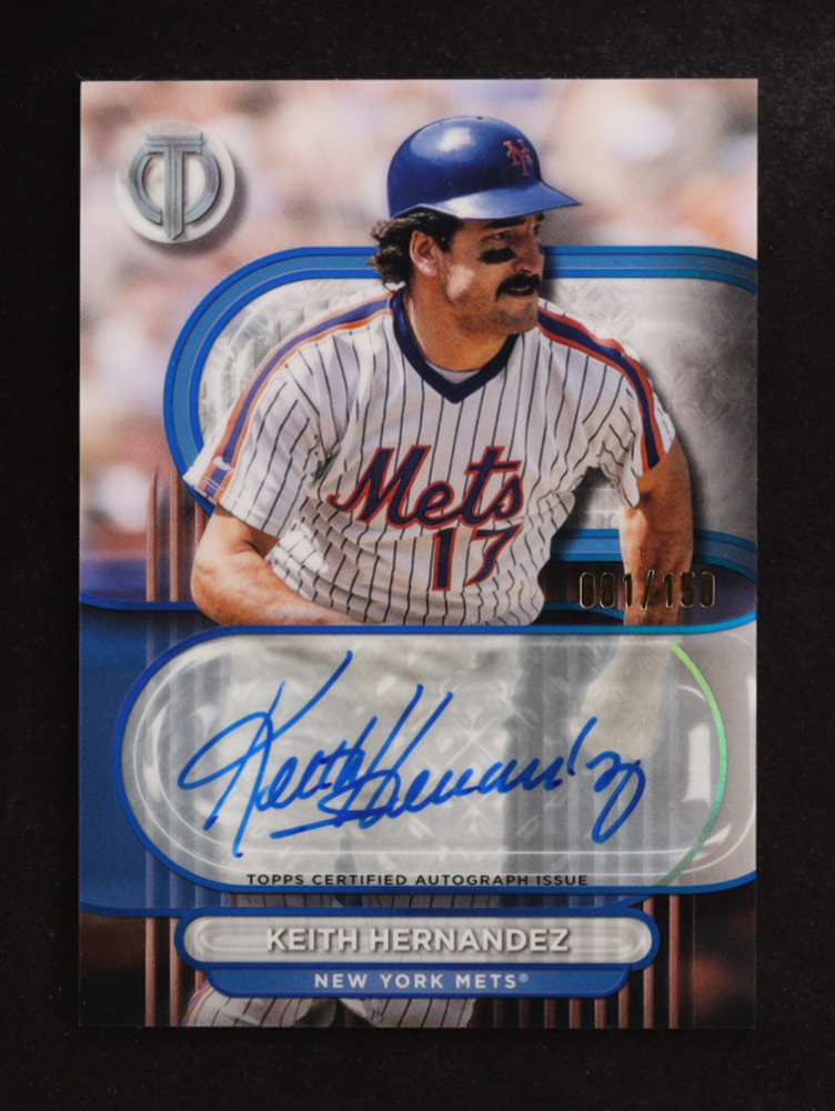Keith Hernandez 2024 Topps Tribute Autographs Blue #TAKHE #81/150