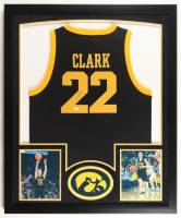 Caitlin Clark Signed Custom Framed Jersey Display (JSA) at PristineAuction.com
