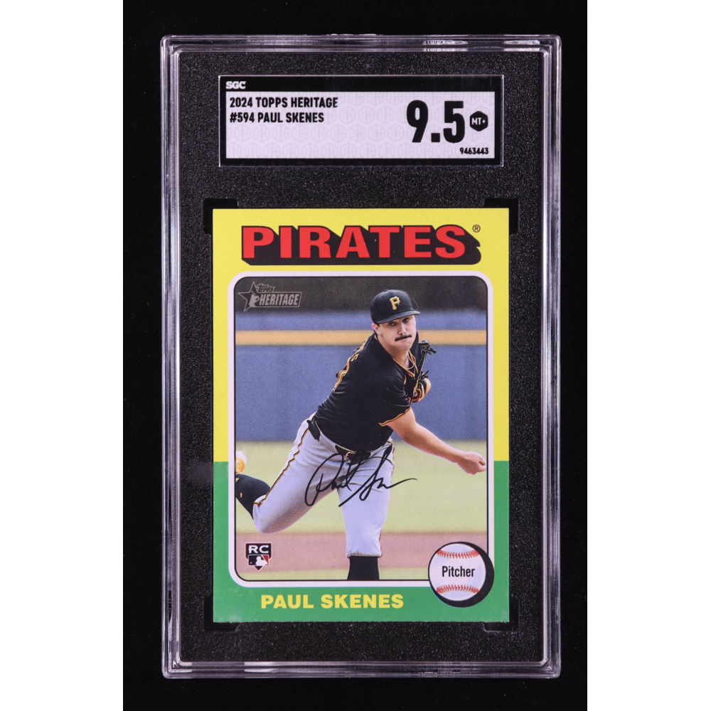 Paul Skenes 2024 Topps Heritage #594 RC (SGC 9.5) at PristineAuction.com