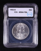 1952-D Franklin Silver Half Dollar (ICG MS64 FBL) at PristineAuction.com