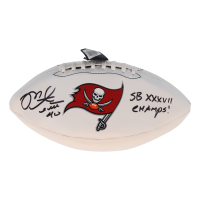 Mike Alstott Signed Buccaneers Logo Football Inscribed "SB XXXVII Champs!" (Beckett) at PristineAuction.com