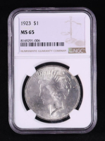 1923 Peace Silver Dollar (NGC MS65) at PristineAuction.com