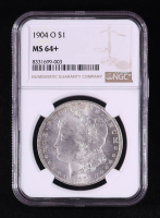 1904-O Morgan Silver Dollar (NGC MS64+) at PristineAuction.com