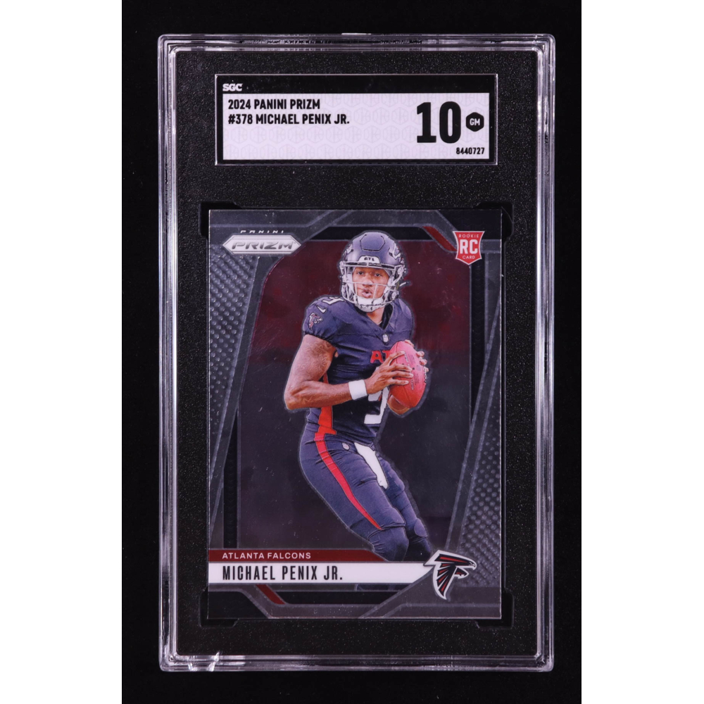 Michael Penix Jr. 2024 Panini Prizm #378 RC (SGC 10) at PristineAuction.com
