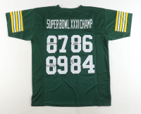 "Super Bowl XXXI Champ" Jersey Signed By (4) With Antonio Freeman, Andre Rison, Robert Brooks, Mark Chmura (JSA) at PristineAuction.com