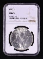 1923 Peace Silver Dollar (NGC MS65) at PristineAuction.com
