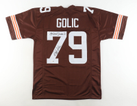 Bob Golic Signed Jersey Inscribed "Steelers Suck!!!" (JSA) at PristineAuction.com