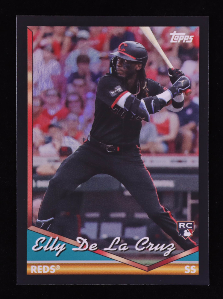Elly De La Cruz 2024 Topps Archives Black Foilboard #300 RC