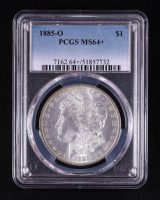 1885-O Morgan Silver Dollar (PCGS MS64+) at PristineAuction.com