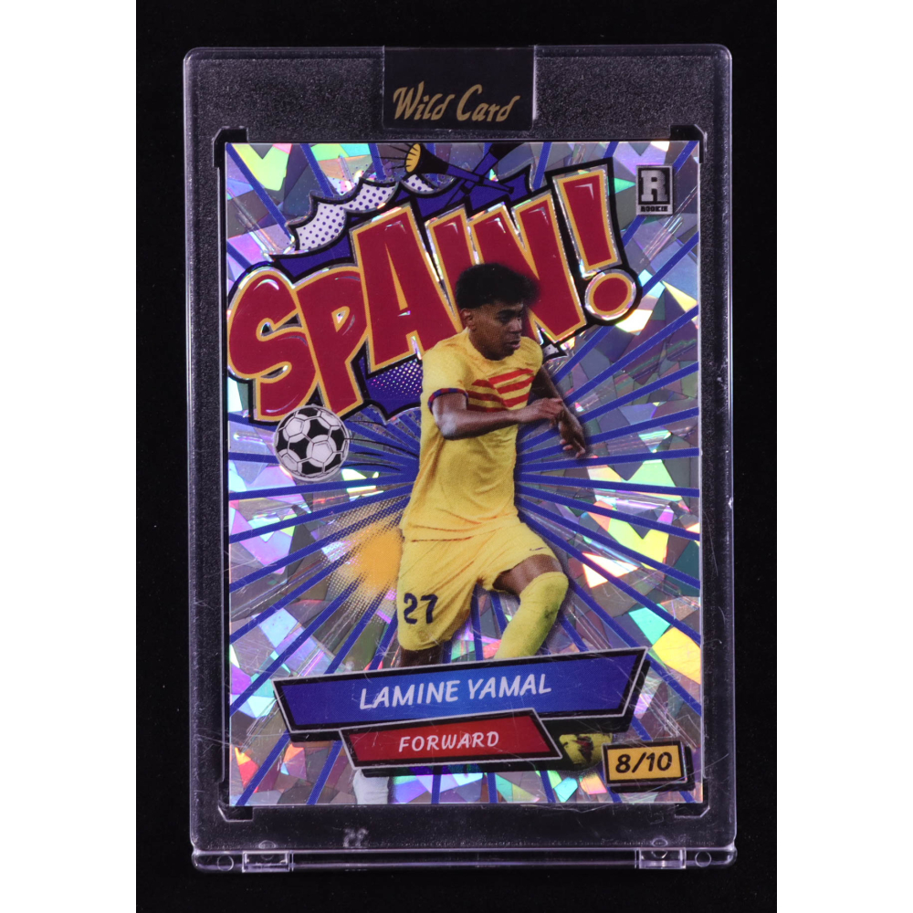 Lamine Yamal 2024 Wild Card Comix Spain! Silver Ice #ACSBLY2 #8/10 RC at PristineAuction.com
