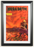 1986 "Megadeth" Phoenix AZ Concert Custom Framed Poster at PristineAuction.com