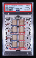 Leaf 2021 Lumber M Summer Multiplayer Classic Relics Pewter #MC02 #1/4 (PSA 8) Willie Mays/ Stan Musial/ Frank Robinson / Eddie Mathews/ Ted Williams/ Mickey Mantle/ Roger Maris/ Harmon Killebrew at PristineAuction.com