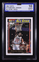 Michael Jordan 1992-93 Topps Gold #115 AS (ISA 10) at PristineAuction.com