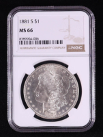 1881-S Morgan Silver Dollar (NGC MS66) at PristineAuction.com
