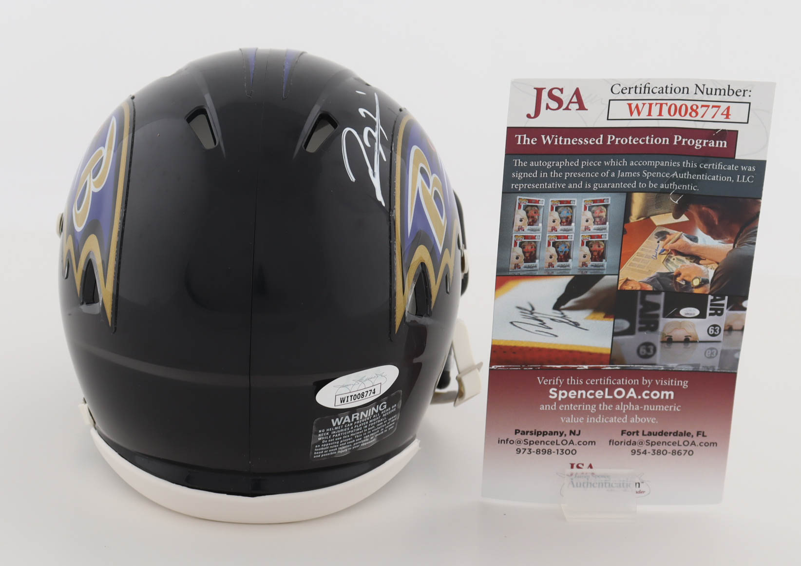 Ray Lewis Signed Ravens Speed Mini Helmet (JSA) at PristineAuction.com Ray Lewis Signed Ravens Speed Mini Helmet (JSA) at PristineAuction.com