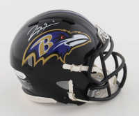 Ray Lewis Signed Ravens Speed Mini Helmet (JSA) at PristineAuction.com