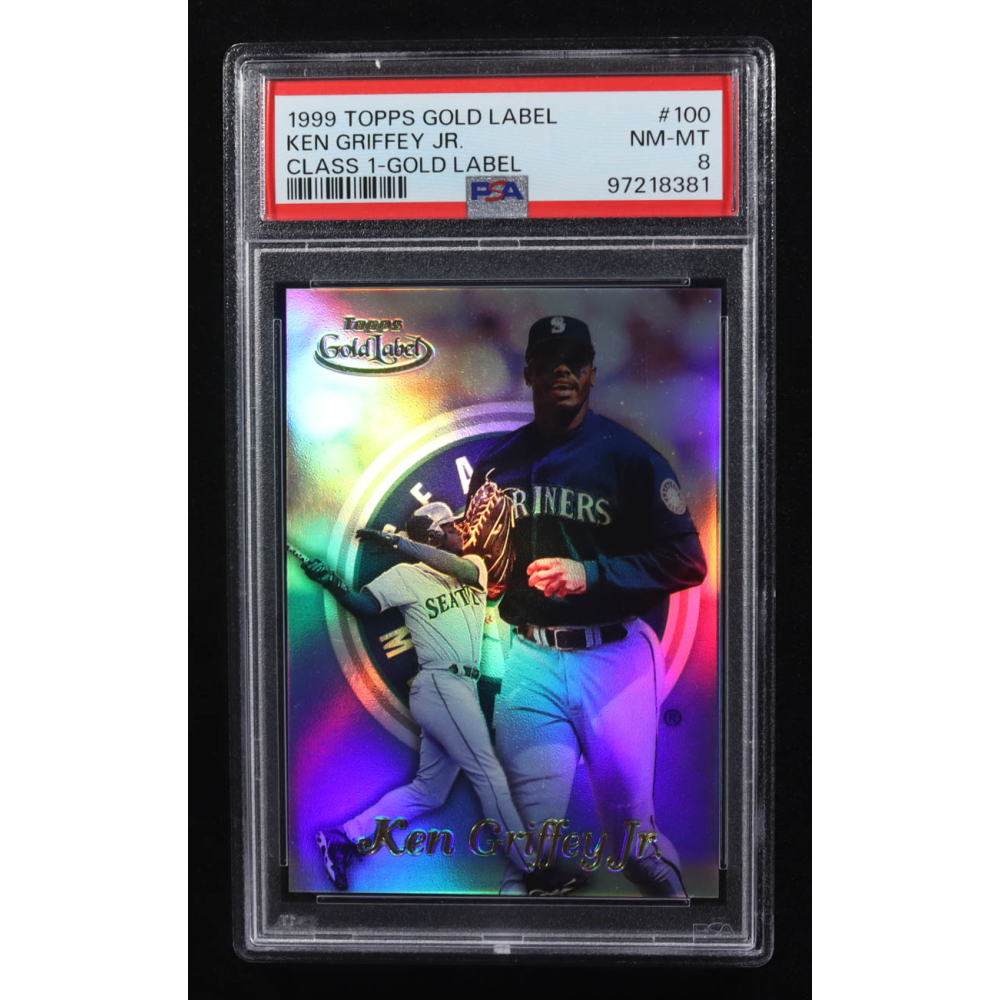 Ken Griffey Jr. 1999 Topps Gold Label Class 1 #100 (PSA 8) at PristineAuction.com