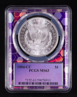 1884-CC Morgan Silver Dollar (PCGS MS63) at PristineAuction.com
