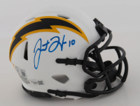 Justin Herbert Signed Chargers Lunar Eclipse Alternate Speed Mini Helmet (Beckett) at PristineAuction.com