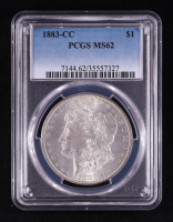 1883-CC Morgan Silver Dollar (PCGS MS62) at PristineAuction.com